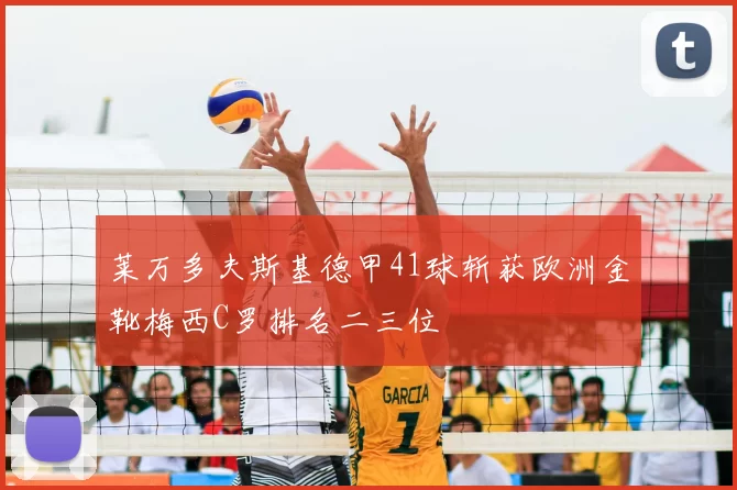 莱万多夫斯基德甲41球斩获欧洲金靴梅西C罗排名二三位